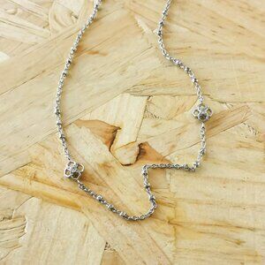 NEW Kendra Scott Rue Long Strand Necklace Silver